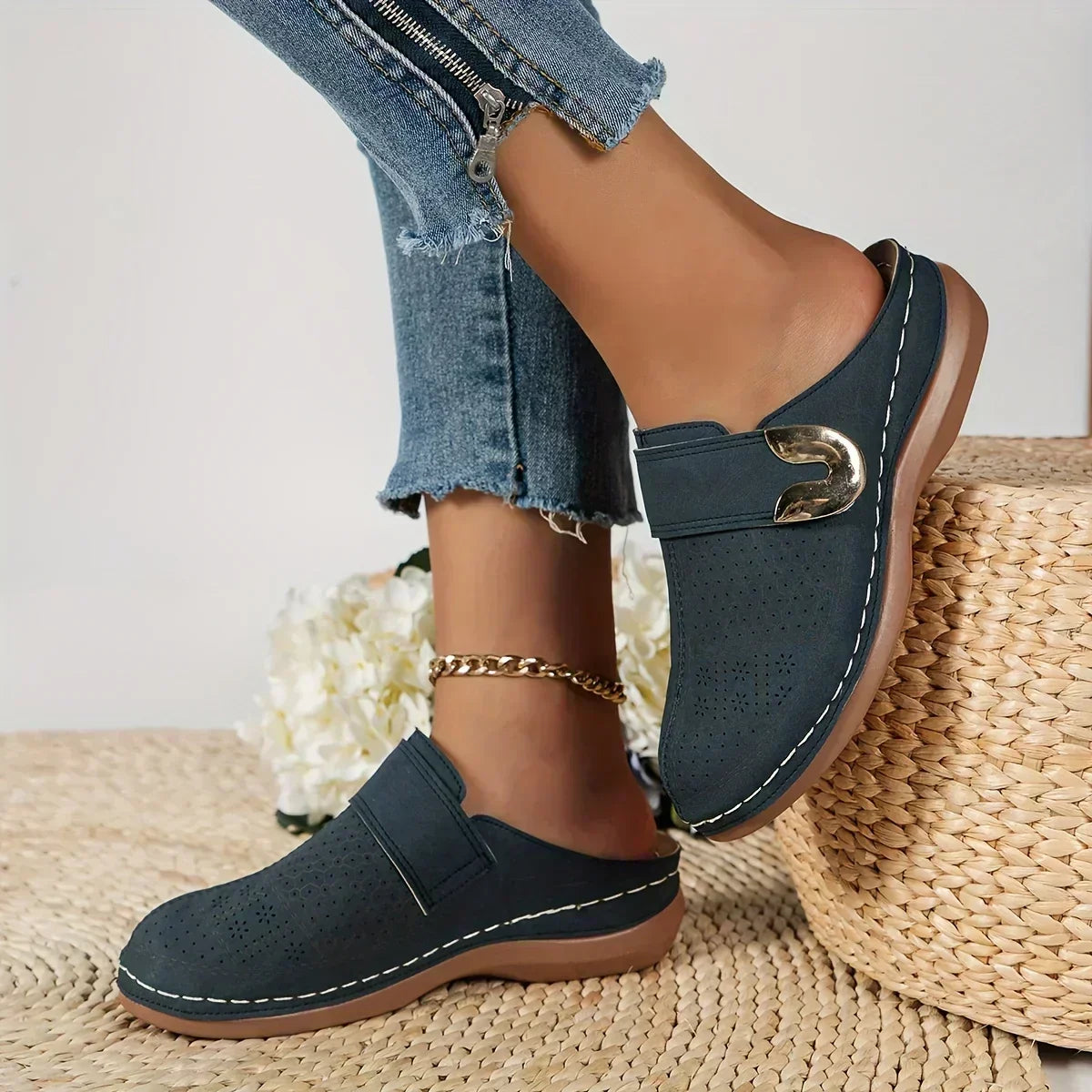 Marel wedge sandals, view 8