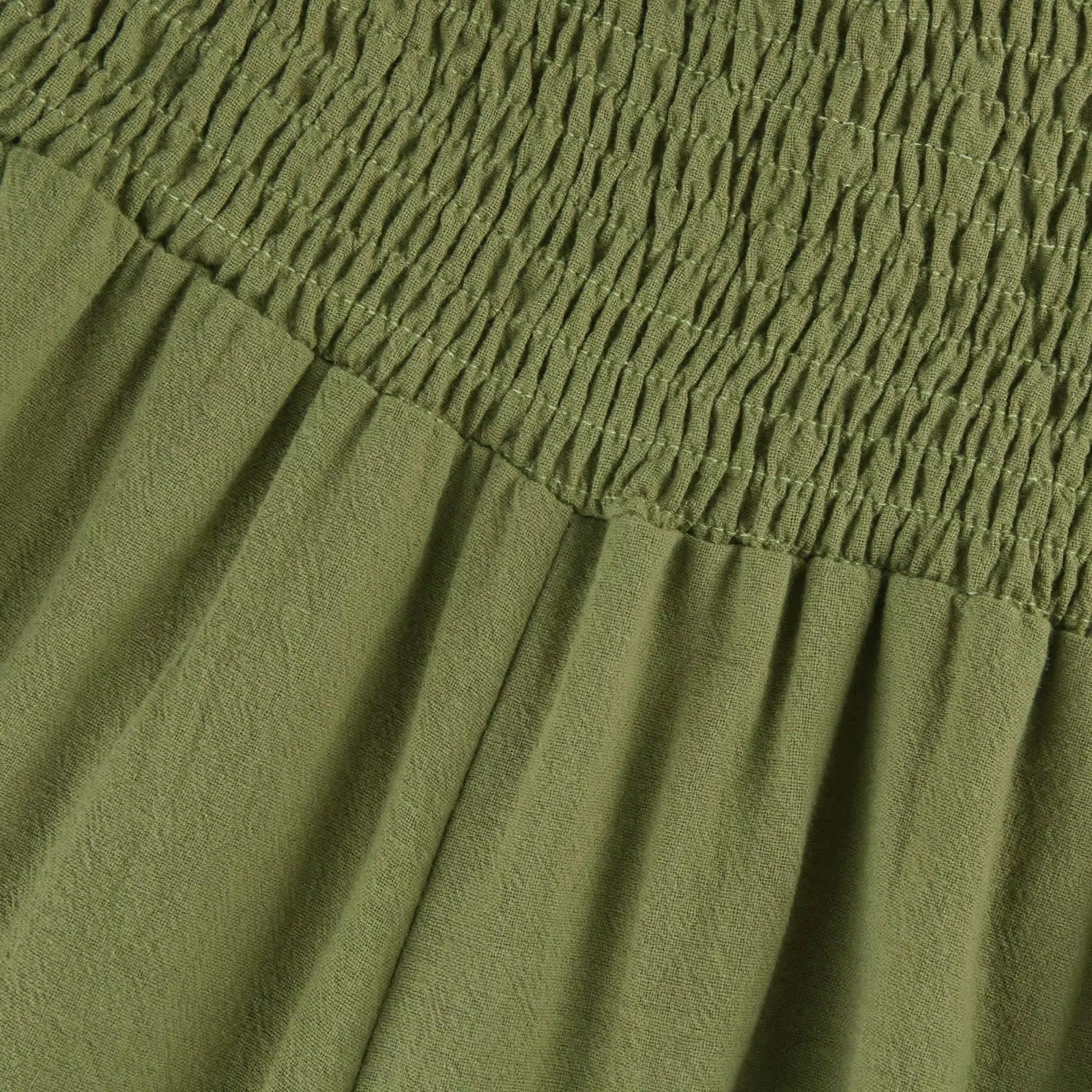 Tavina cotton-linen wide-leg trousers, view 5