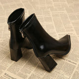 Annie | Elegant Chunky Heel Boots