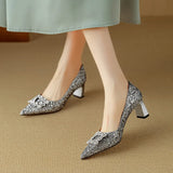Winnie | Sparkling Court Shoes