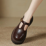 Rose | Vintage T-Bar Shoes