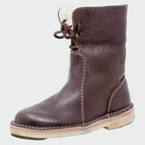 Laurel | Waterproof Leather Boots with Wool Lining