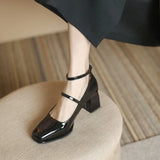 Harper | Elegant Ankle-Strap Court Shoes