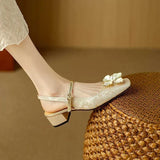 Ruth | Elegant Shoes with Floral Detail