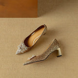Winnie | Sparkling Court Shoes