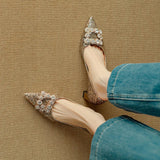 Winnie | Sparkling Court Shoes