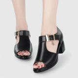 Lyzanne elegant sandals in Black, view 4