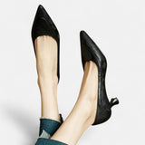 Amber | Leather Heels