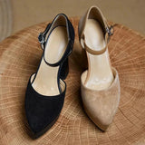Celeste | Platform Ankle-Strap Court Shoes