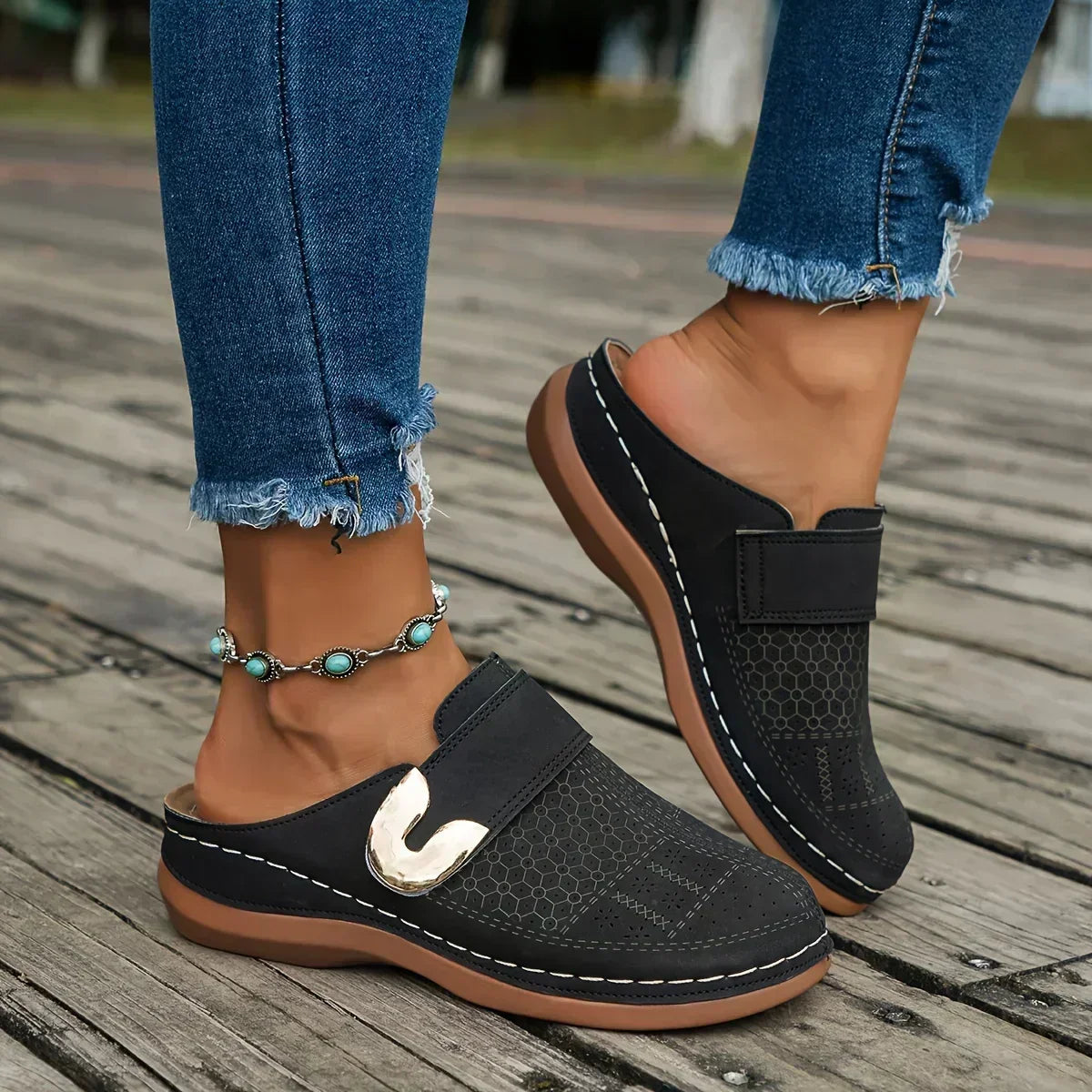 Marel wedge sandals, view 7