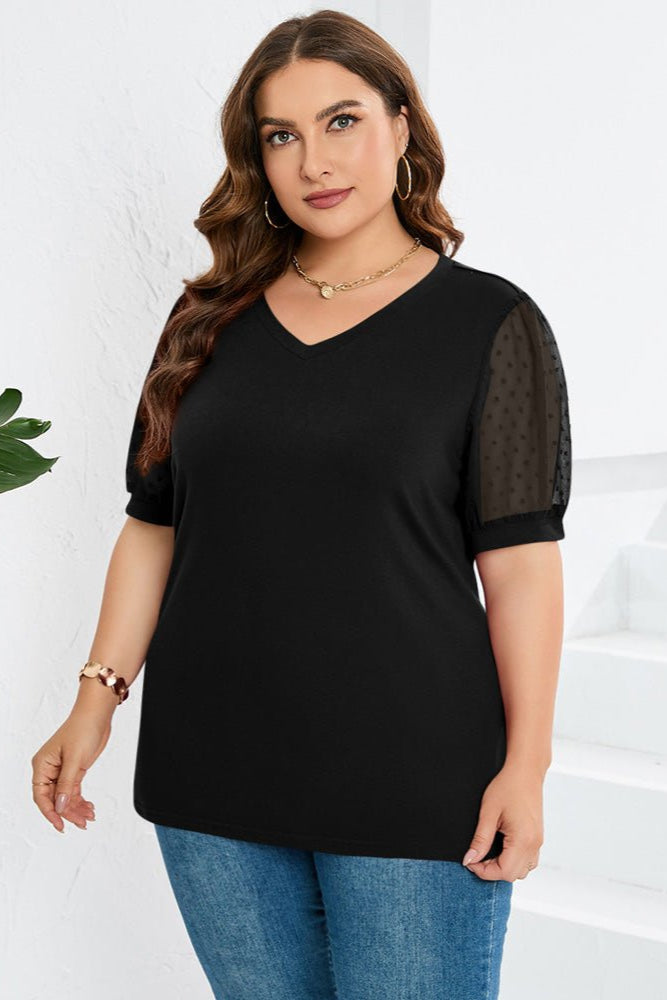 Helena V-neck blouse, view 5