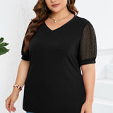 Helena V-neck blouse, view 5