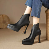 Vivienne | Retro Stiletto Boots