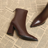 Annie | Elegant Chunky Heel Boots