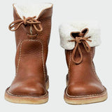 Laurel | Waterproof Leather Boots with Wool Lining