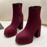 Frances | Padded Heel Winter Boots
