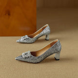 Winnie | Sparkling Court Shoes