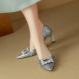 Winnie | Sparkling Court Shoes