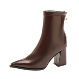 Annie | Elegant Chunky Heel Boots