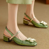 Ruth | Elegant Shoes with Floral Detail