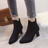 Margaret | Suede Platform Boots