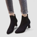Margaret | Suede Platform Boots