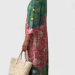 Kymberah printed midi dress, view 4