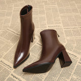 Annie | Elegant Chunky Heel Boots