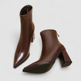 Annie | Elegant Chunky Heel Boots