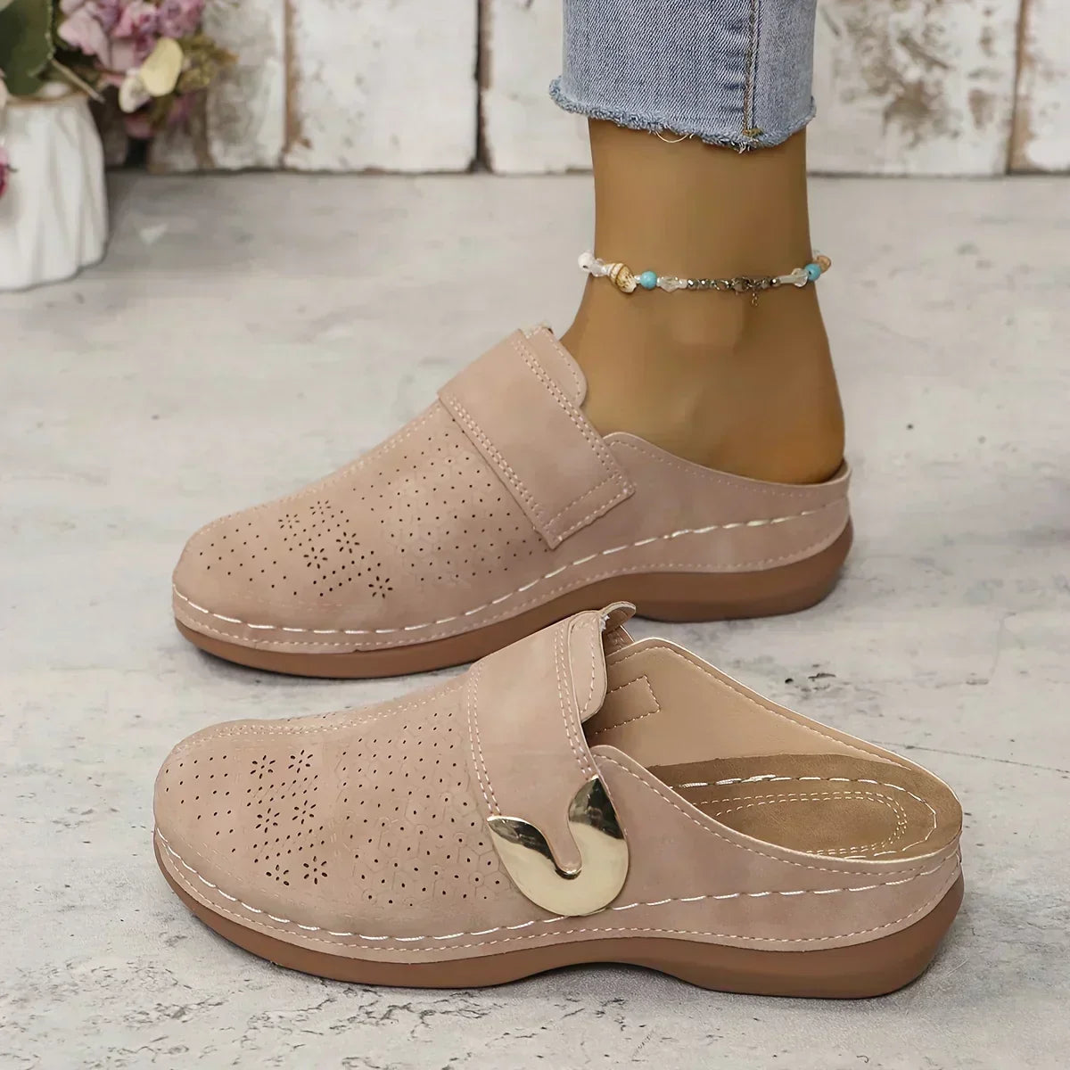 Marel wedge sandals, view 2