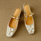 Ruth | Elegant Shoes with Floral Detail