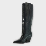 Sadie | Croc-Print Boots