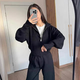 Juliette stand-collar jacket and trouser set, view 6