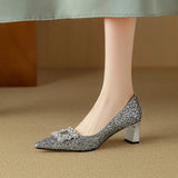 Winnie | Sparkling Court Shoes
