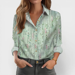 Margot loose fit blouse, front view