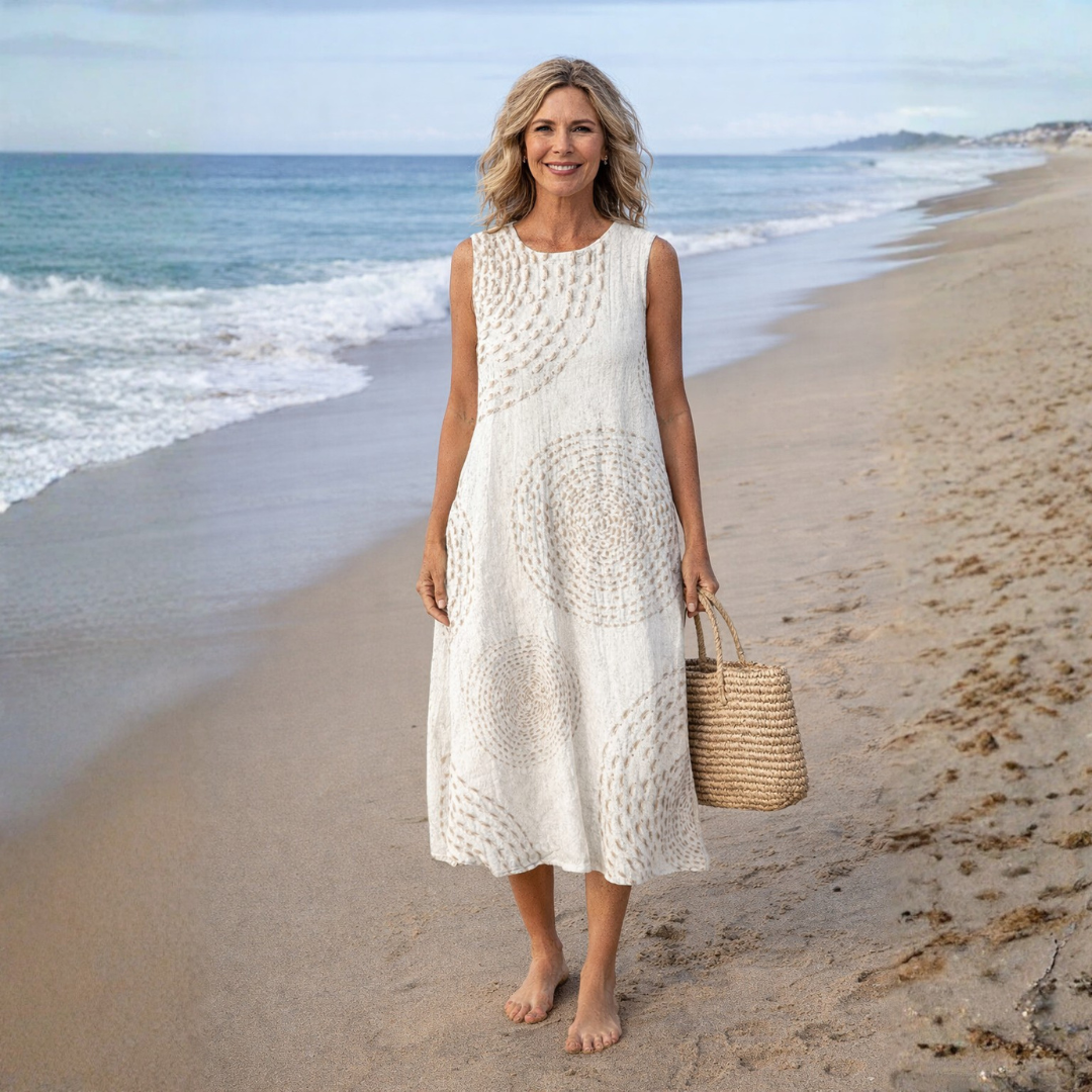 Harriet retro midi dress, view 2