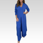 Alejandra relaxed two-piece set, front view