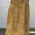 Johanna floral print maxi skirt in Yellow, view 2