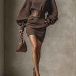 Felicity belted mini dress, view 2