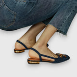 Demyra Comfortable Slingback Sandals, view 3