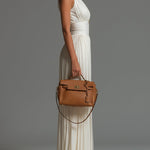 Vera white V-neck sleeveless trouser set, view 2