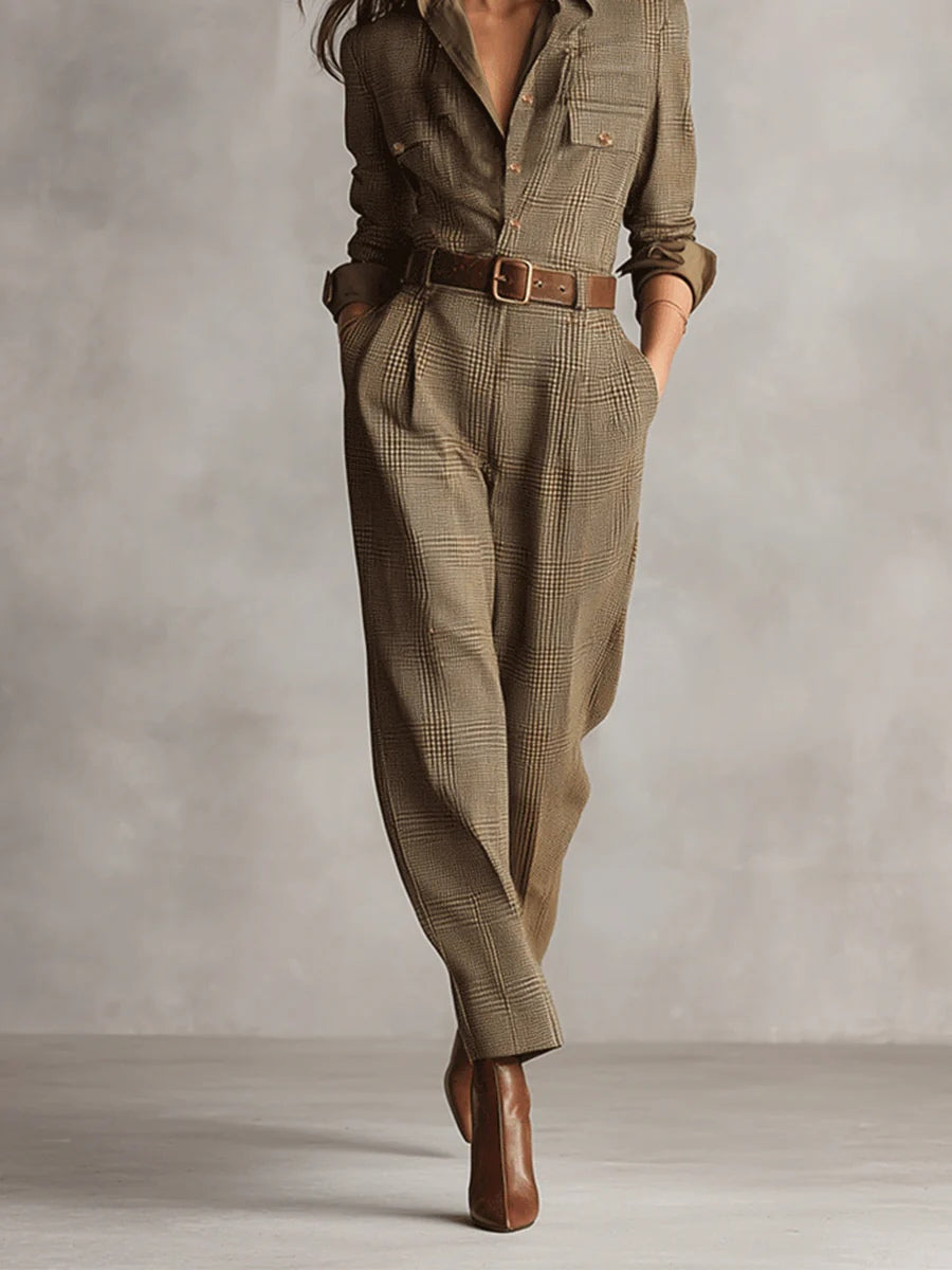 Celeste elegant tailored jumpsuit, view 3