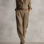 Celeste elegant tailored jumpsuit, front view