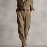 Celeste elegant tailored jumpsuit, front view