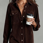 Isabel corduroy midi dress, view 4