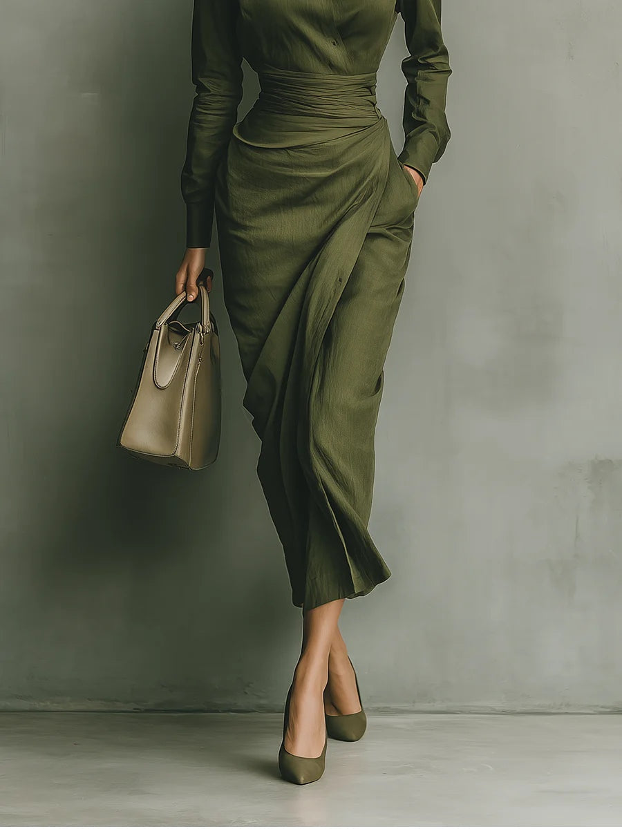 Hera fitted maxi dress, view 3
