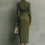 Hera fitted maxi dress, view 4