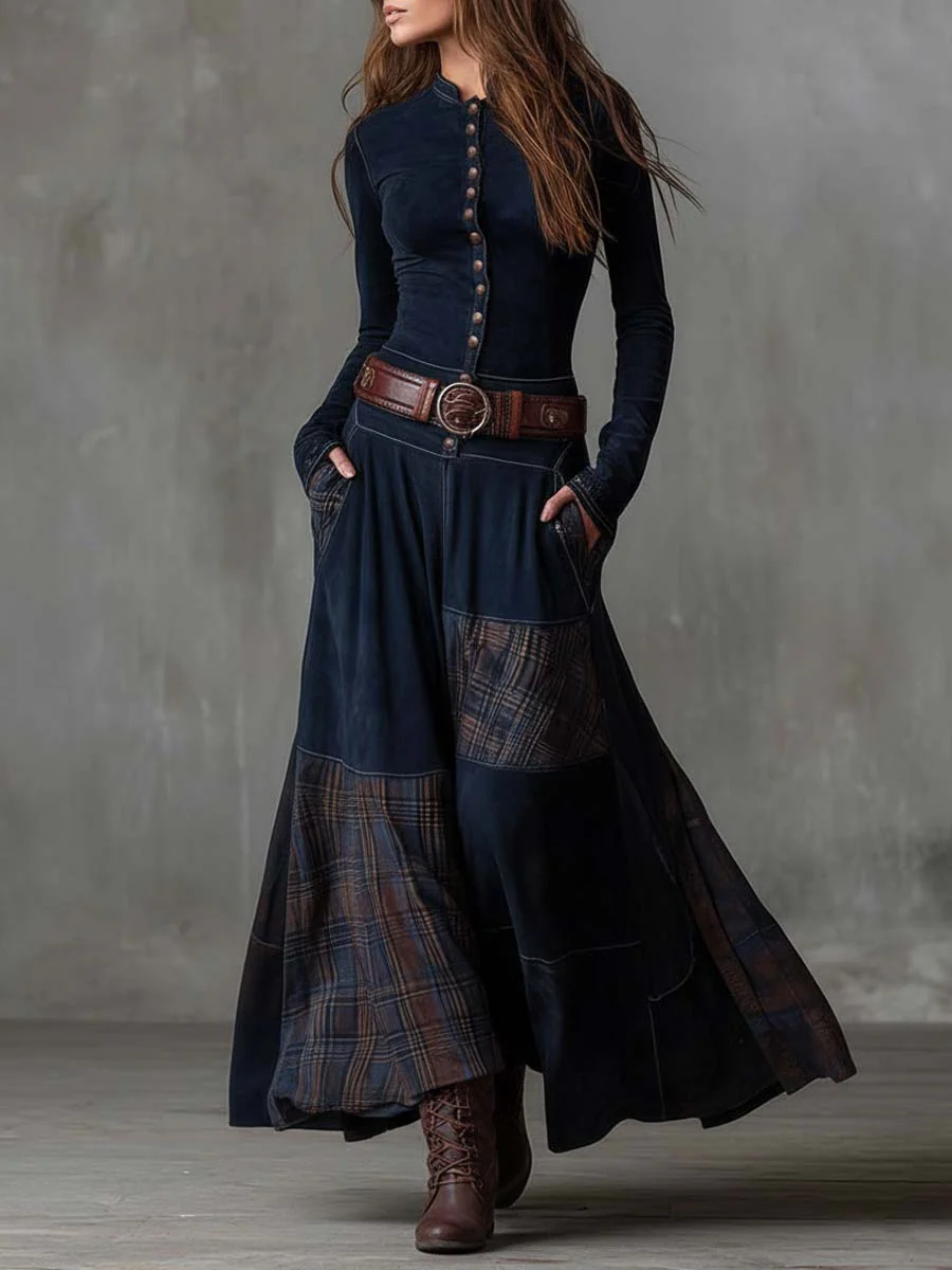 Michelle belted suede dress, view 6