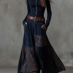 Michelle belted suede dress, view 6