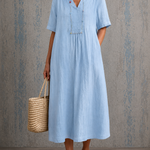 Delphine Half Sleeve Dress, front view